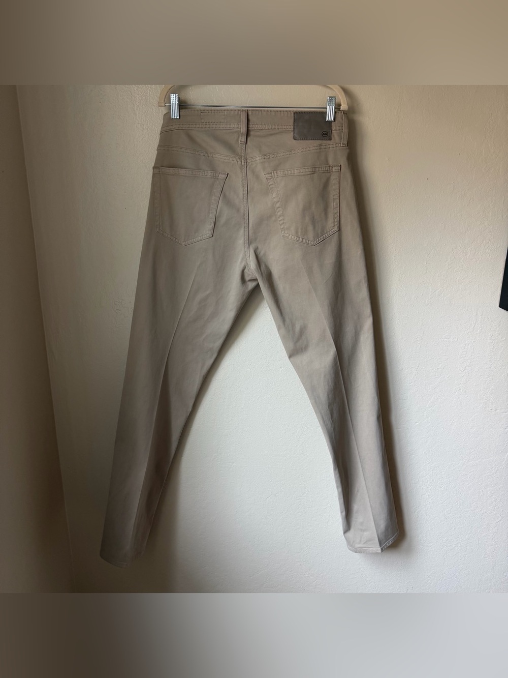 AG Adriano Goldschmied Tellis Modern Slim Pants 32x32 Desert Stone Beige - Picture 3 of 16
